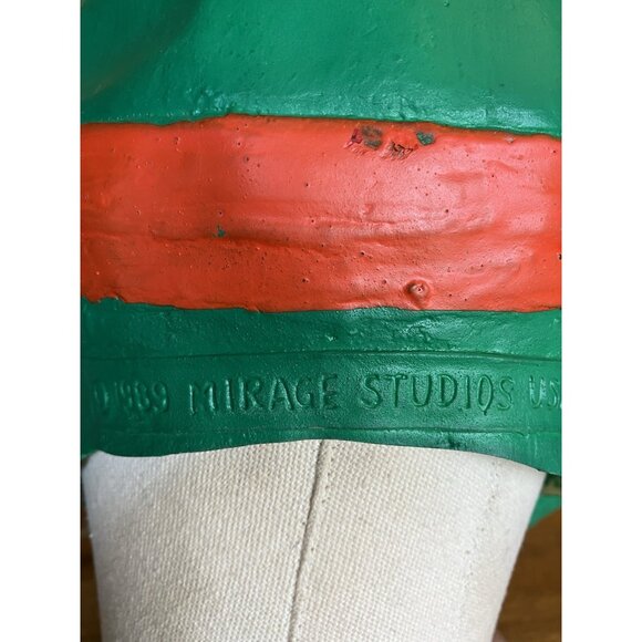 Teenage Mutant Ninja Turtles TMNT Raphael Rubber Mask 1989 Mirage Studios - Picture 16 of 16